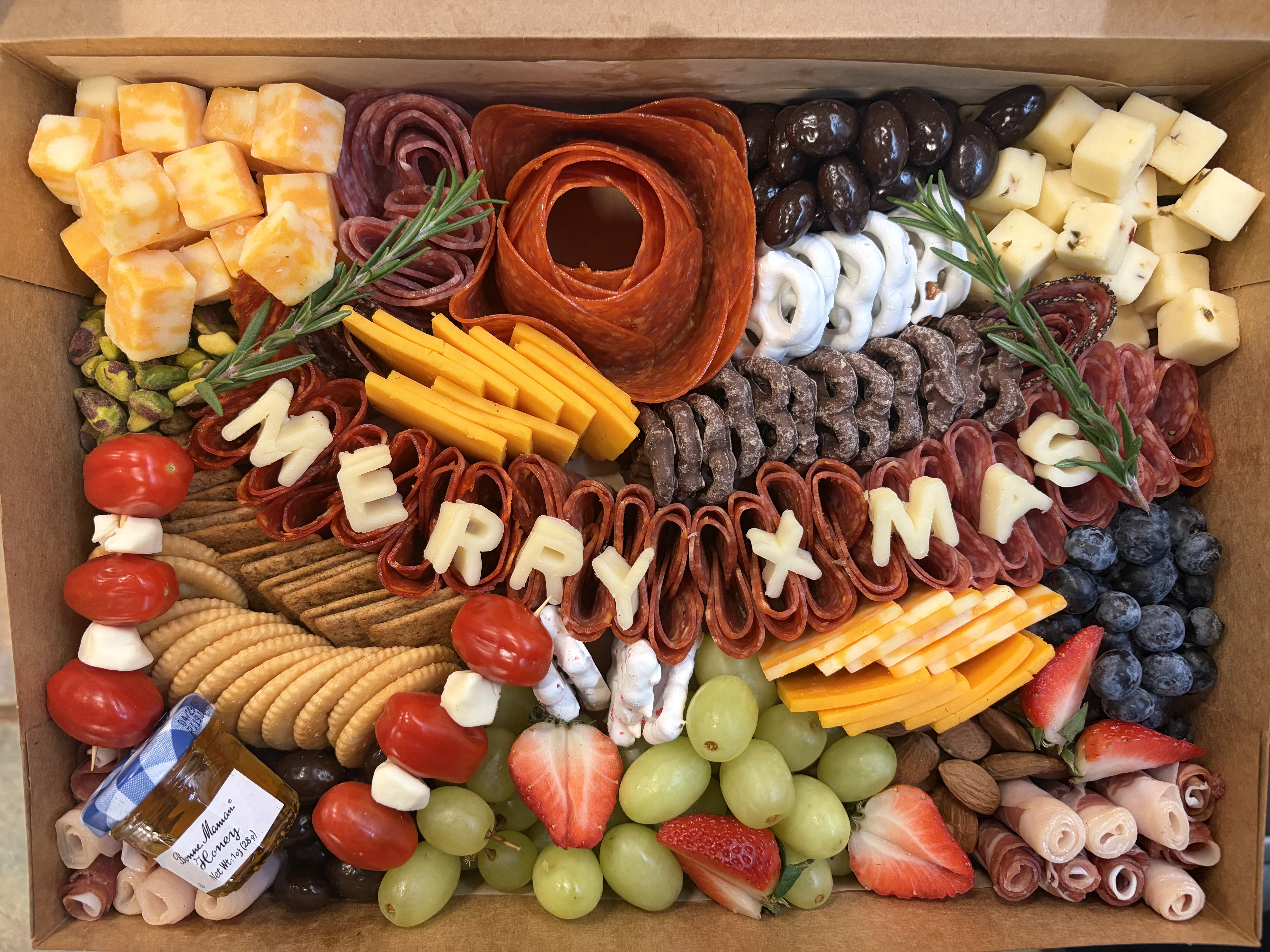 Christmas charcuterie board
